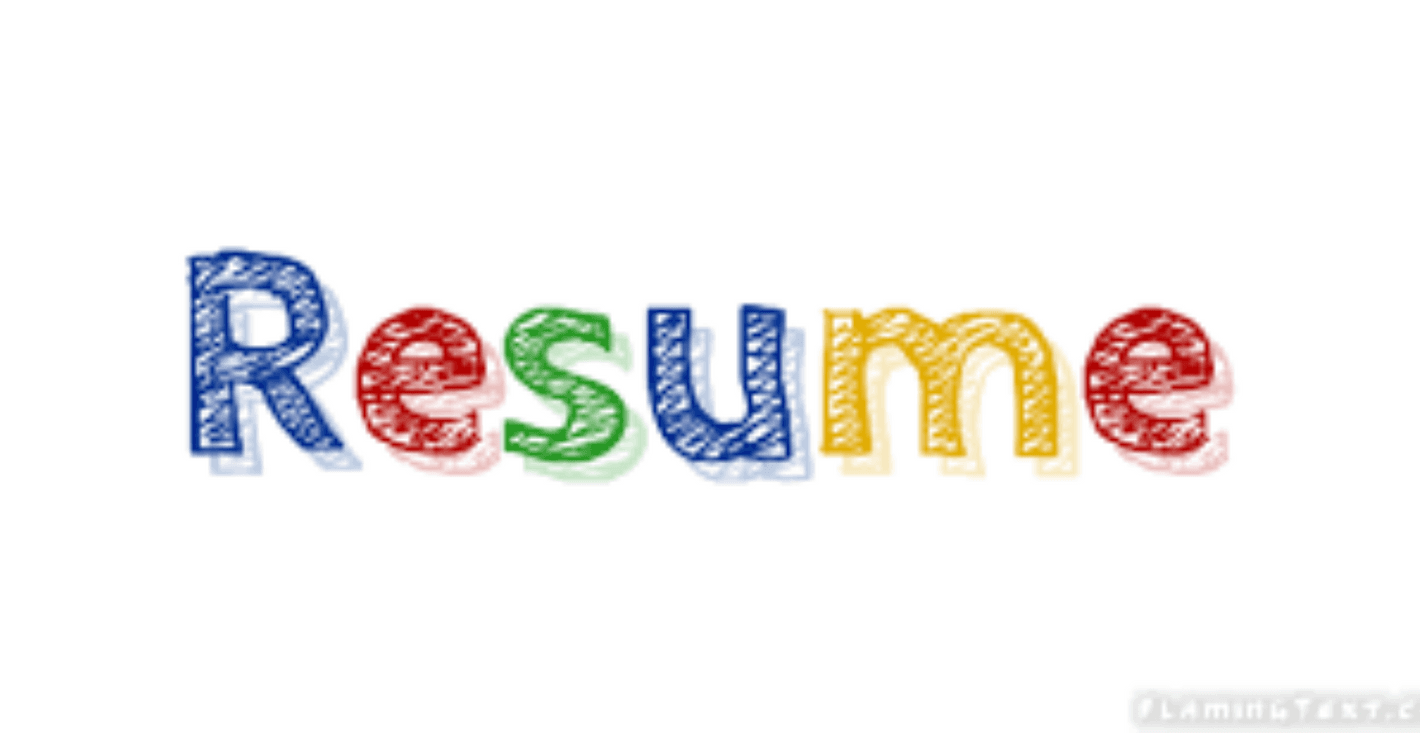Step-by-step breakdown of a resume