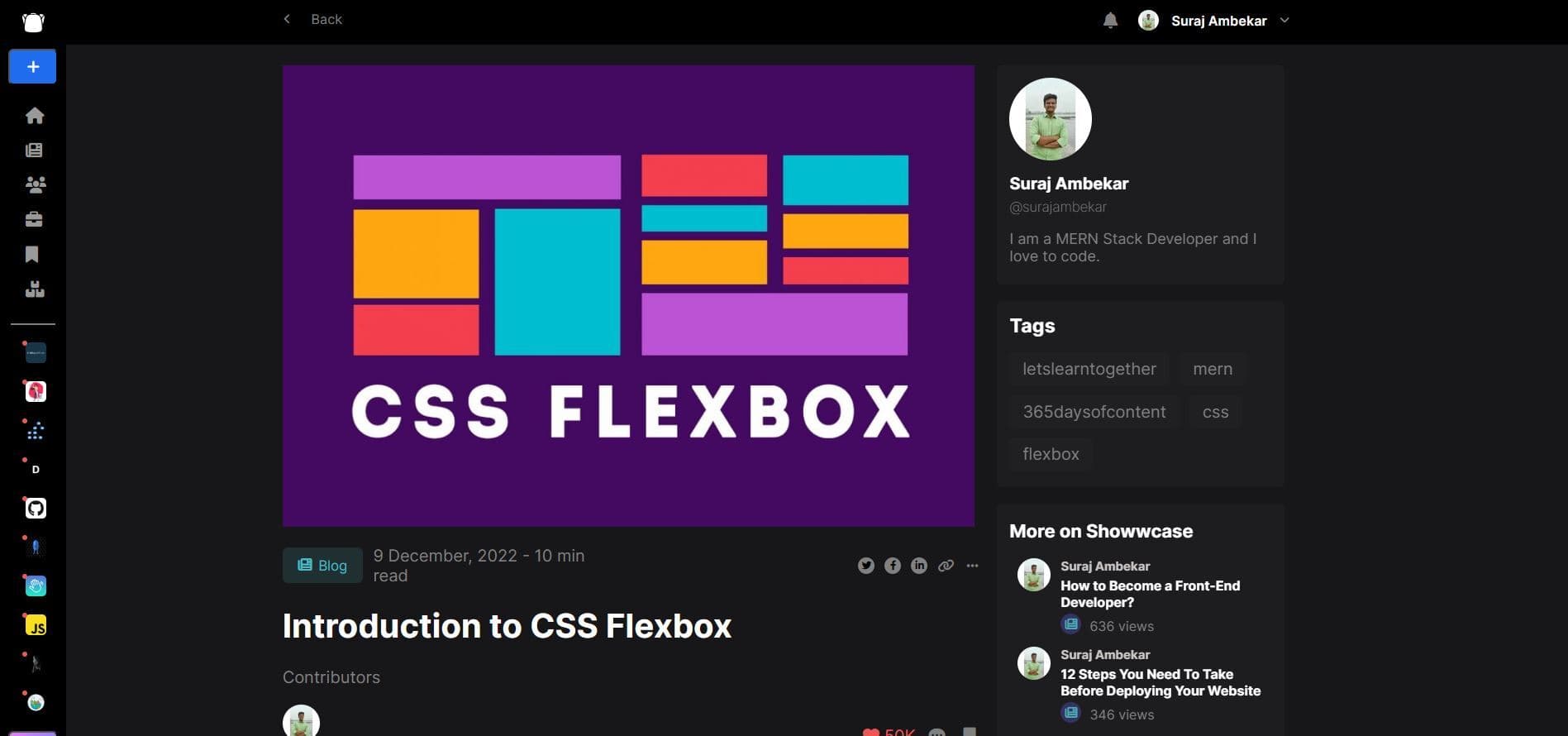 Showwcase.com Clone