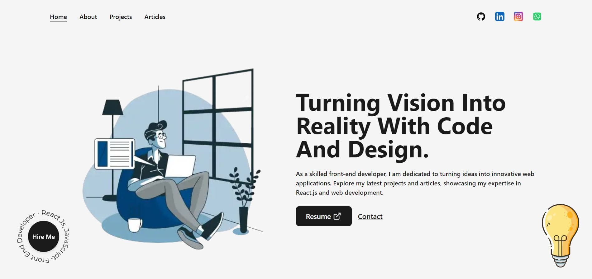 Portfolio website
